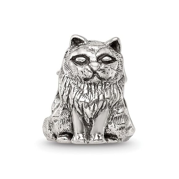 Kazi Luxury Sterling Silver Reflections Birman Cat Bead - Picture 3 of 6